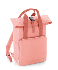 BagBase Twin Handle Roll-top Backpack - Blush Pink