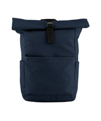 BagBase Premium Recycled Roll Top Backpack - Navy
