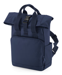 BagBase Recycled Mini Twin Handle Roll-top Backpack - Navy Dusk