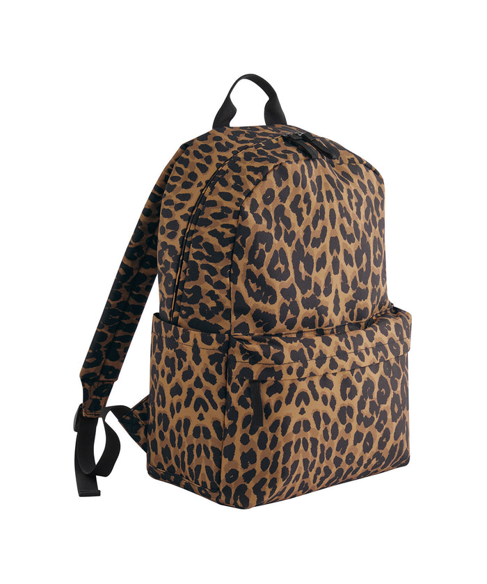 BagBase Leopard Print Backpack - Leopard Print