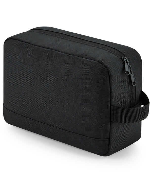 BagBase Recycled Essentials Wash Bag - Black
