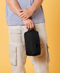 BagBase Recycled Essentials Wash Bag - Black
