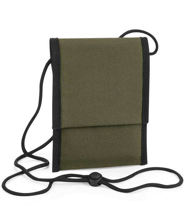 BagBase Recycled Cross Body Pouch - Military Green