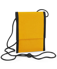 BagBase Recycled Cross Body Pouch - Mustard