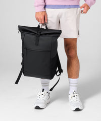 BagBase Athlux Roll-top Backpack - Black