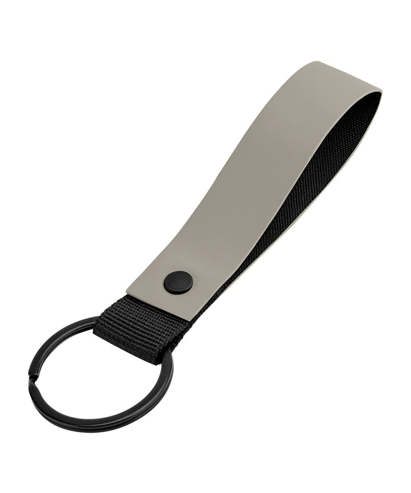 BagBase Matte PU Keyring - Clay