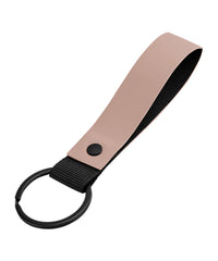 BagBase Matte PU Keyring - Nude Pink