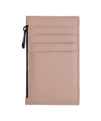 BagBase Matte PU Card Holder - Nude Pink