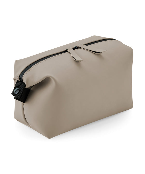 BagBase Matte PU Accessory Pouch - Clay