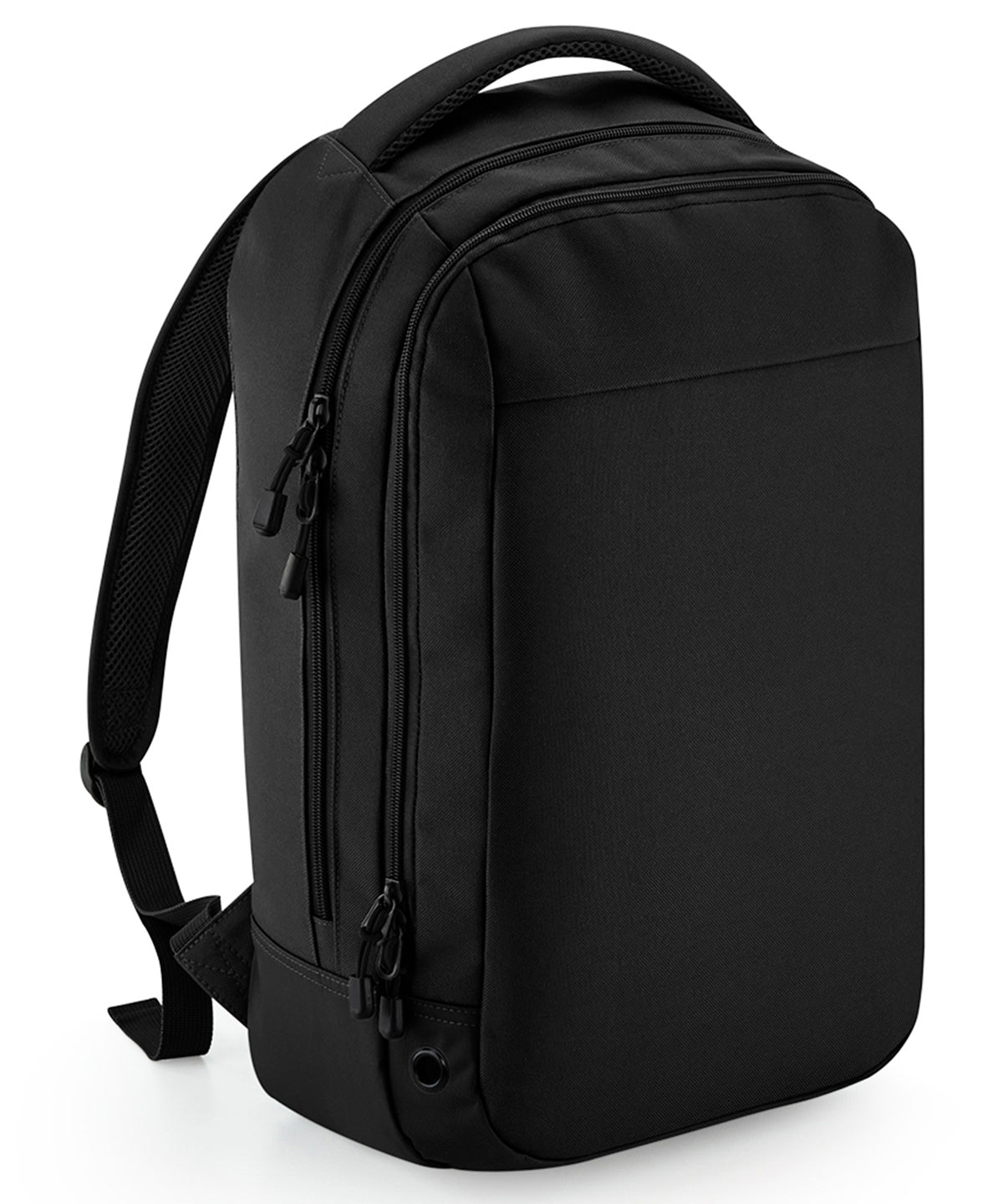 BagBase Athleisure Sports Backpack - Black/Black