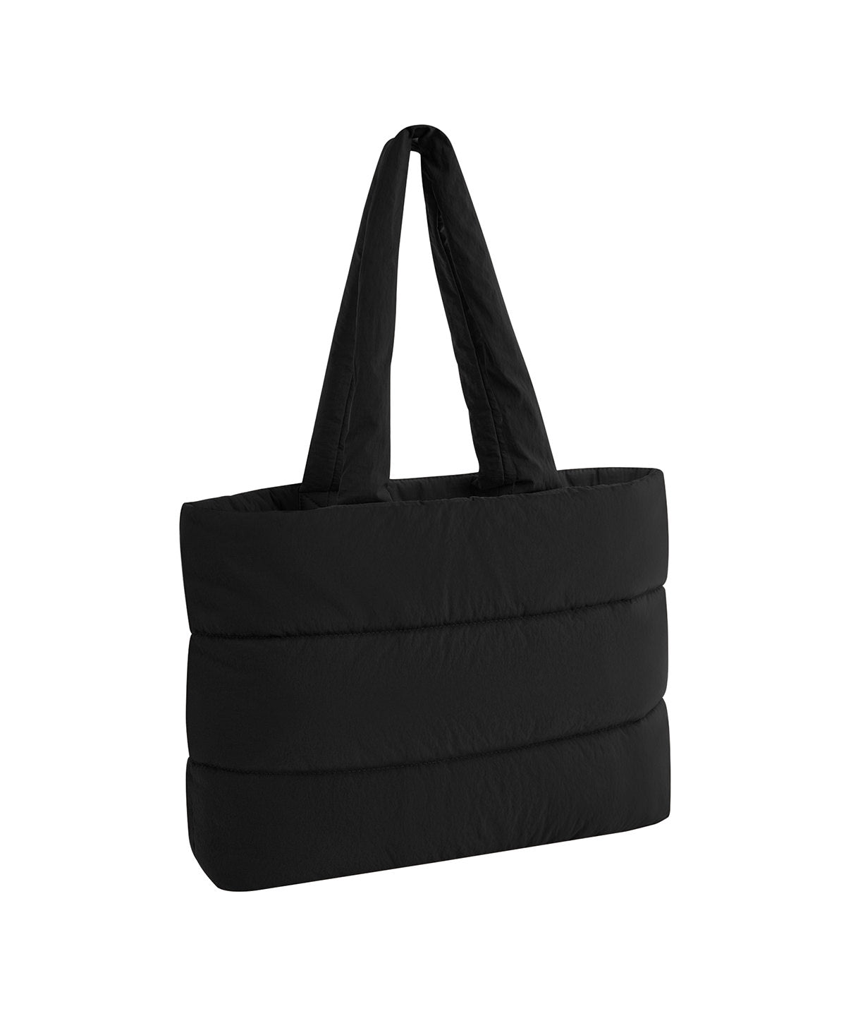 BagBase Quilted Tote Bag - Black