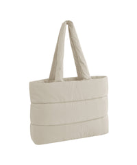 BagBase Quilted Tote Bag - Natural Stone