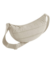 BagBase Quilted Cross-body Bag - Natural Stone