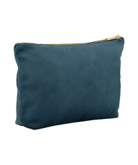 BagBase Velvet Accessory Bag - Blue Topaz