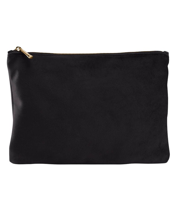 BagBase Velvet Accessory Pouch - Black Onyx