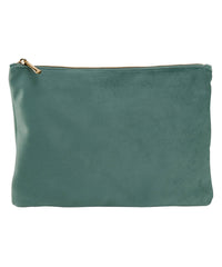 BagBase Velvet Accessory Pouch - Jade