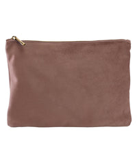 BagBase Velvet Accessory Pouch - Rose Quartz