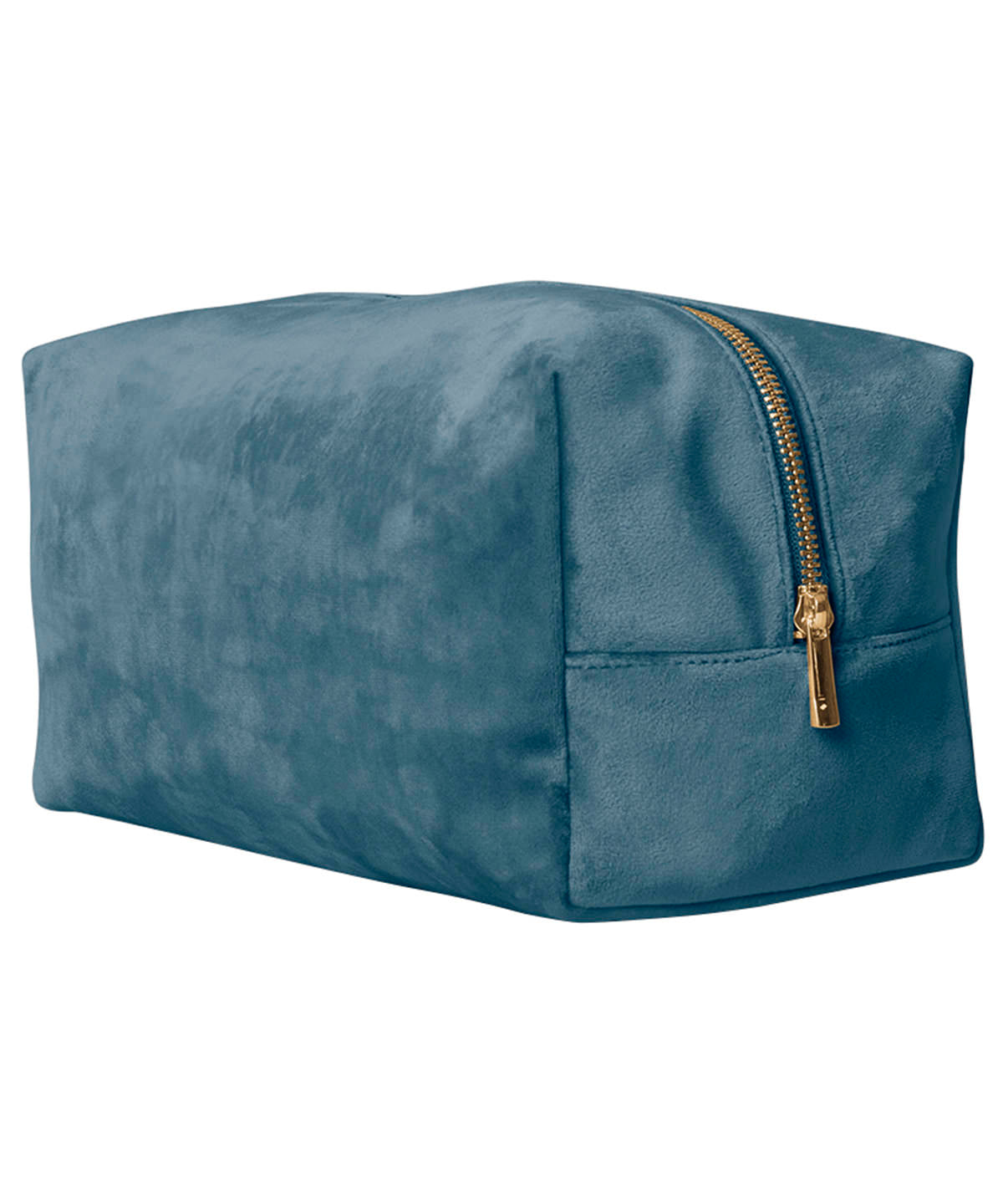 BagBase Velvet Toiletry/accessory Case - Blue Topaz