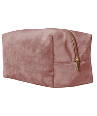 BagBase Velvet Toiletry/accessory Case - Rose Quartz