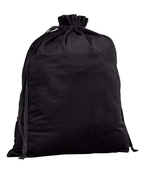BagBase Velvet Gift Bag - Black Onyx