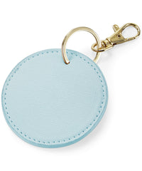 BagBase Boutique Circular Keyclip - Soft Blue