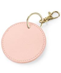 BagBase Boutique Circular Keyclip - Soft Pink