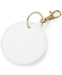 BagBase Boutique Circular Keyclip - Soft White
