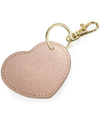 BagBase Boutique Heart Keyclip - Rose Gold