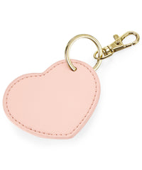BagBase Boutique Heart Keyclip - Soft Pink