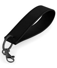 BagBase Boutique Wristlet Keyring - Black/Black