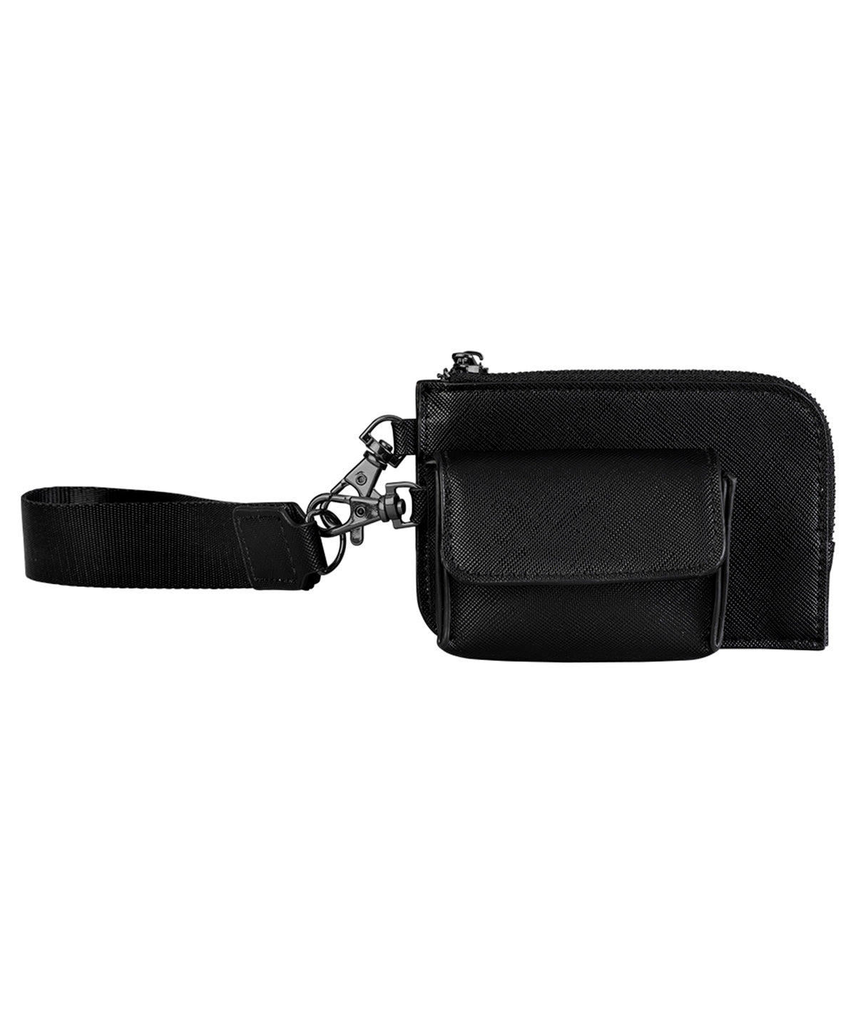 BagBase Boutique Pouch Wristlet - Black/Black