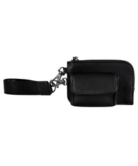 BagBase Boutique Pouch Wristlet - Black/Black