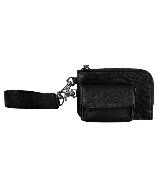 BagBase Boutique Pouch Wristlet - Black/Black
