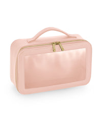 BagBase Boutique Clear Window Travel Case - Soft Pink