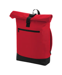 BagBase Roll-top Backpack - Classic Red