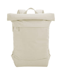 BagBase Simplicity Roll-top Backpack - Beige