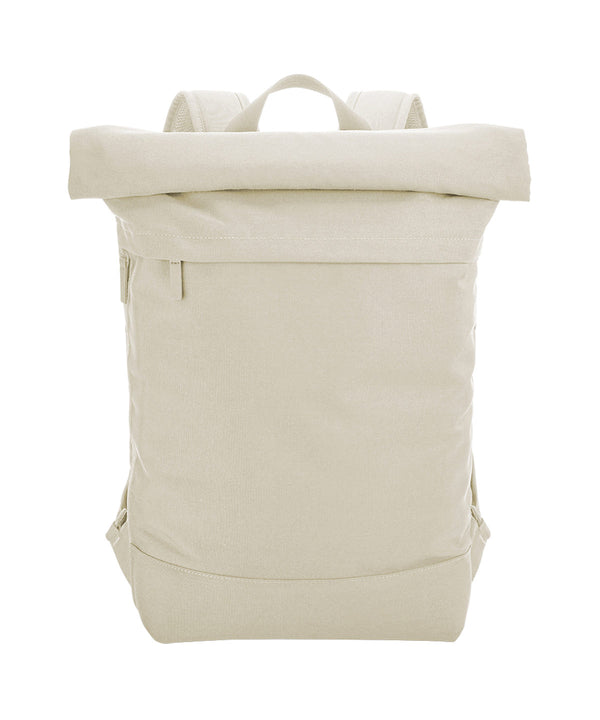 BagBase Simplicity Roll-top Backpack - Beige