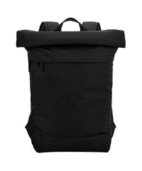 BagBase Simplicity Roll-top Backpack - Black