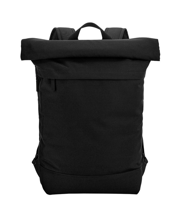 BagBase Simplicity Roll-top Backpack - Black