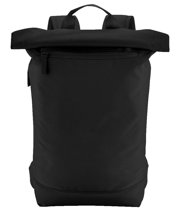 BagBase Simplicity Roll-top Backpack Lite - Black