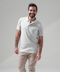 Build Your Brand Piqué Polo Shirt - Black