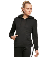 Build Your Brand Women's Heavy Hoodie - Black