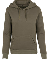 Build Your Brand Women's Heavy Hoodie - Olive