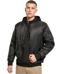 Build Your Brand Bomber Jacket - Black*