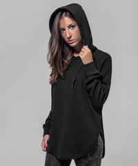 Build Your Brand Women's Oversized Hoodie - Black