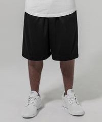 Build Your Brand Mesh Shorts - Black