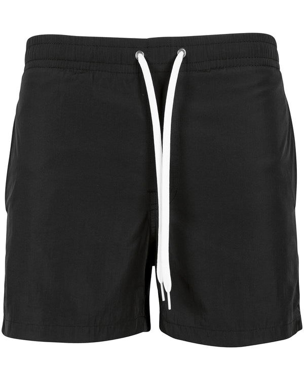 Build Your Brand Swim Shorts - Black