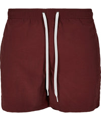 Build Your Brand Swim Shorts - Cherry