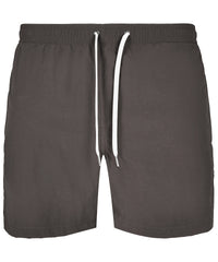 Build Your Brand Swim Shorts - Dark Shadow
