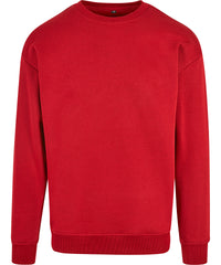 Build Your Brand Sweat Crew Neck - City Red*